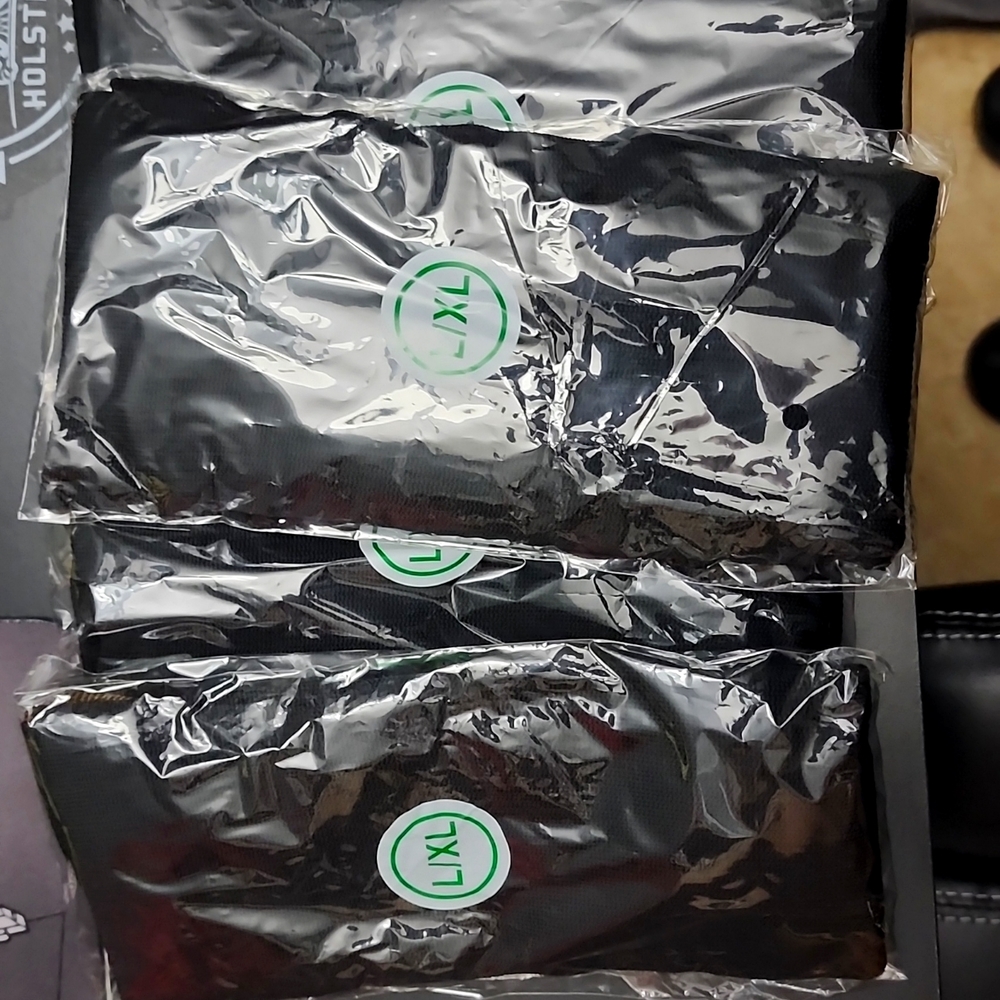 Compression Socks (4 Pairs, L/XL) Black